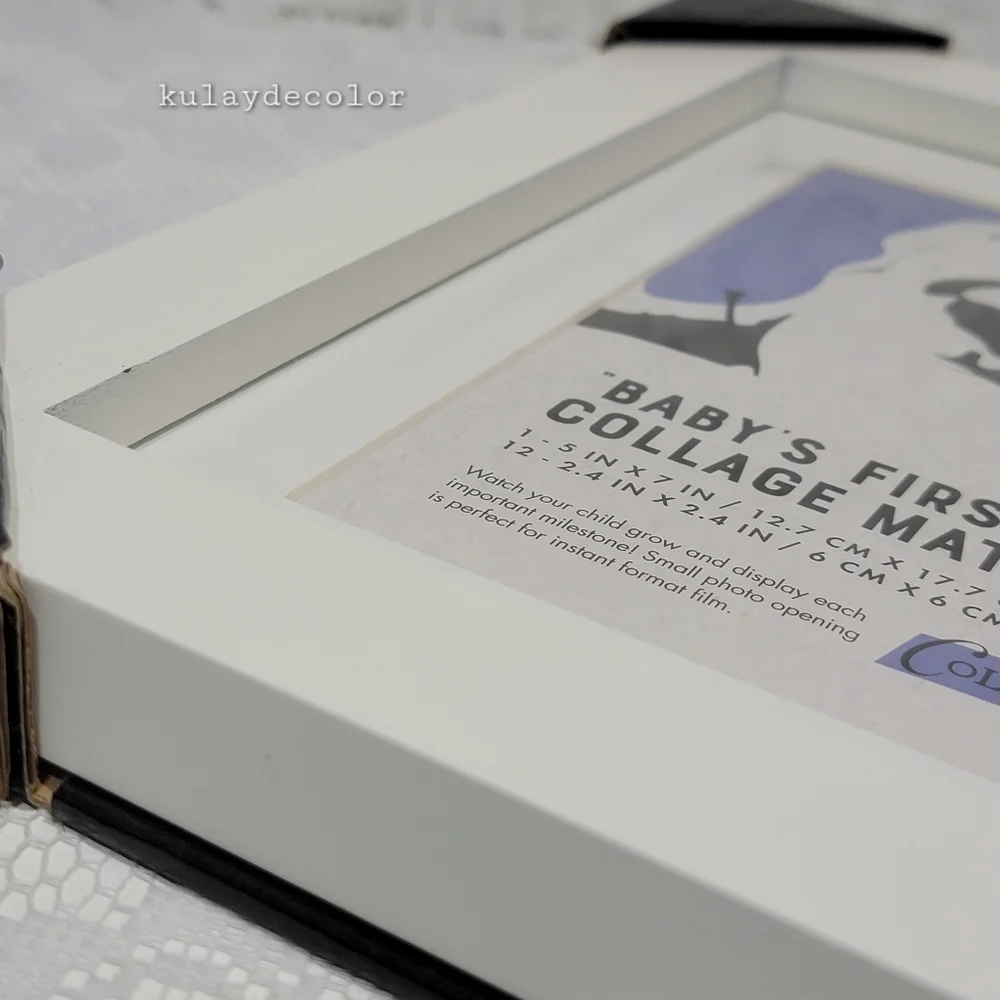 Baby’s First Year Collage Frame 12 Month Photo Display 17.25” x 10” – Brand New